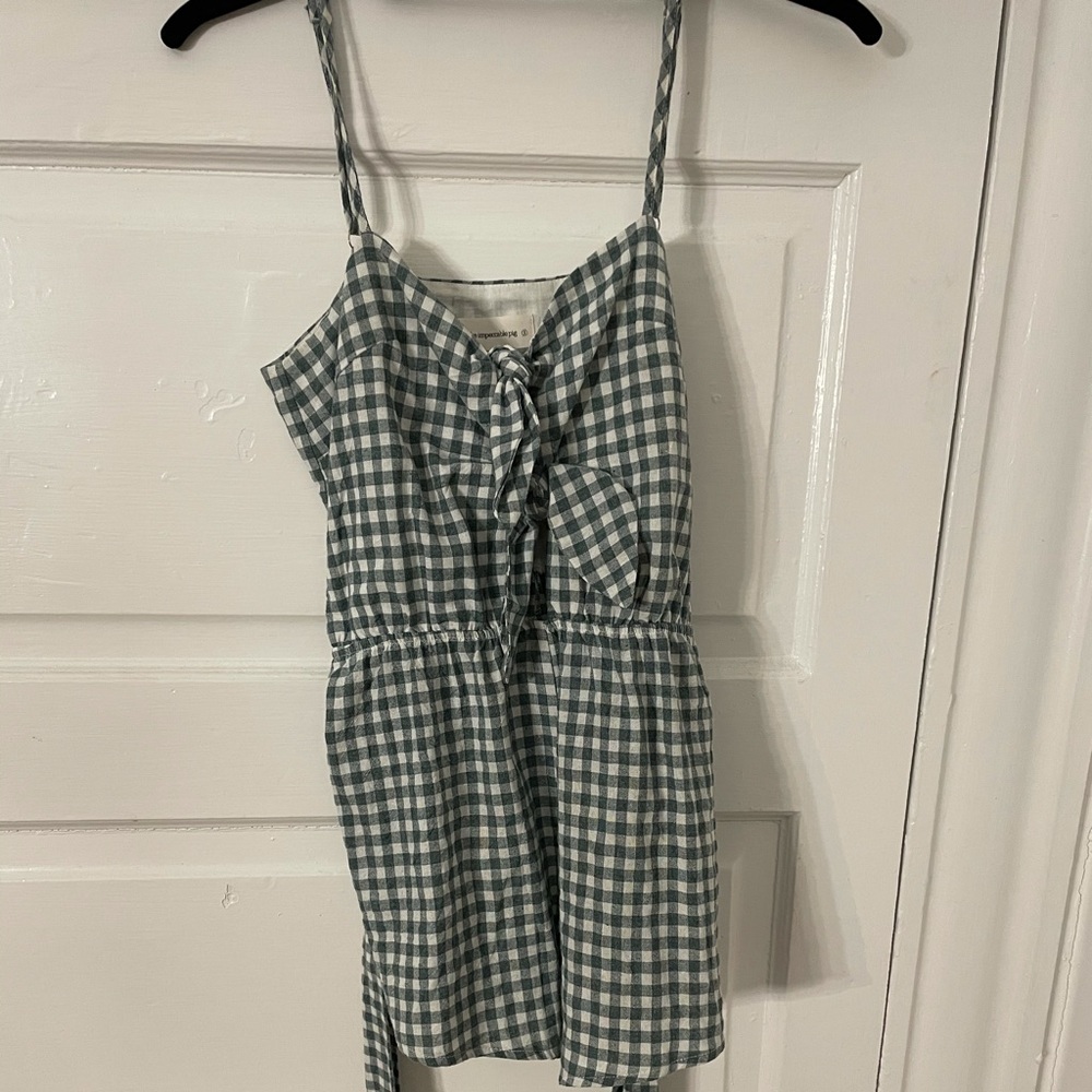 Size small checkered romper